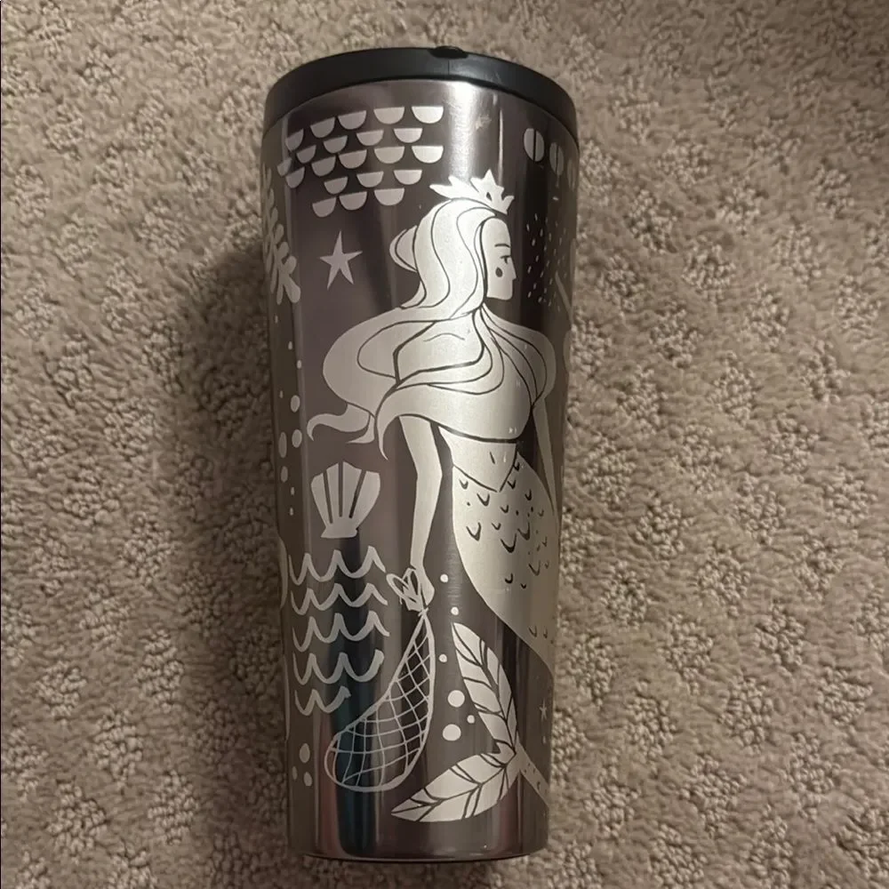 2017 STARBUCKS stainless steel tumbler‎ with mermaid motif